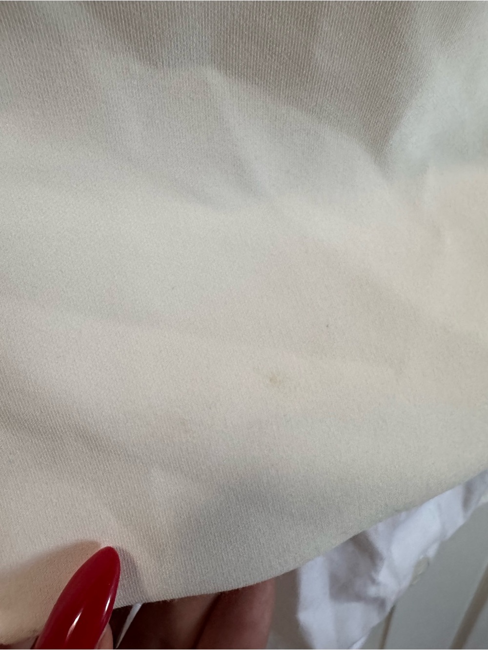 Zara Mixed Poplin Top with a structured white bustier bodice spaghetti straps - Picture 5 of 11